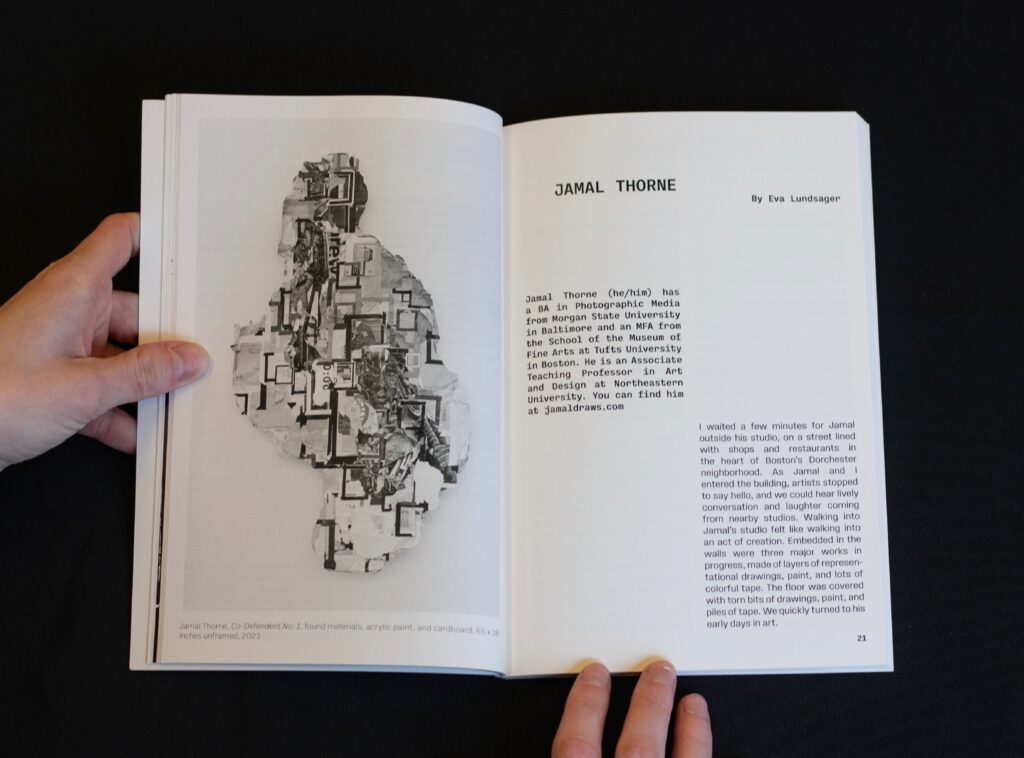 A book held open by two hands