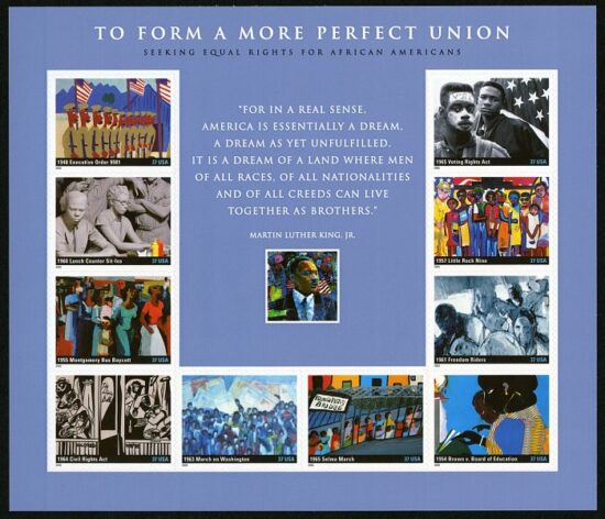 Ethel Kessler’s To Form a More Perfect Union Stamp 