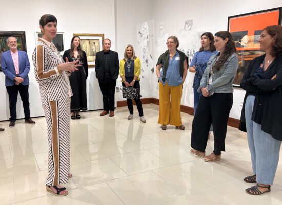 Irene Esteves-Amador gives a tour of Museo UAGM